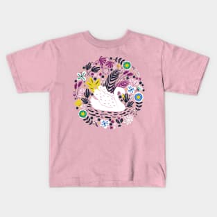 Delightful Swan Kids T-Shirt